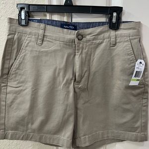 Nautica Classic Fit Deck Shorts + Stretch 30” Waist with 6” inseam